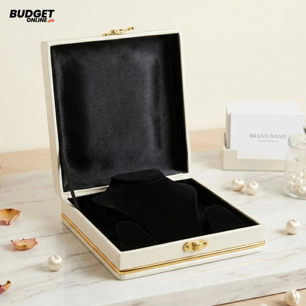 Floral Velvet Jewellery Organizer Box