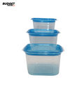 3-Piece Plastic Storage Box Set