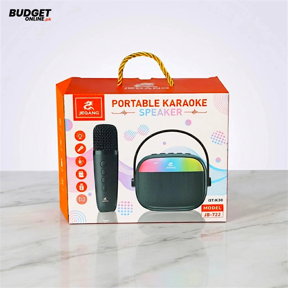 Wireless Karaoke Microphone With Bluetooth Speaker