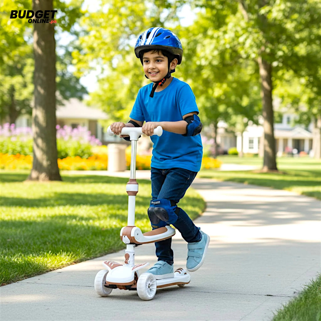 Kids Musical Three-Wheel Scooty