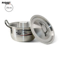 Kitchen King Stainless Steel Cooking Pot With Lid 26cm