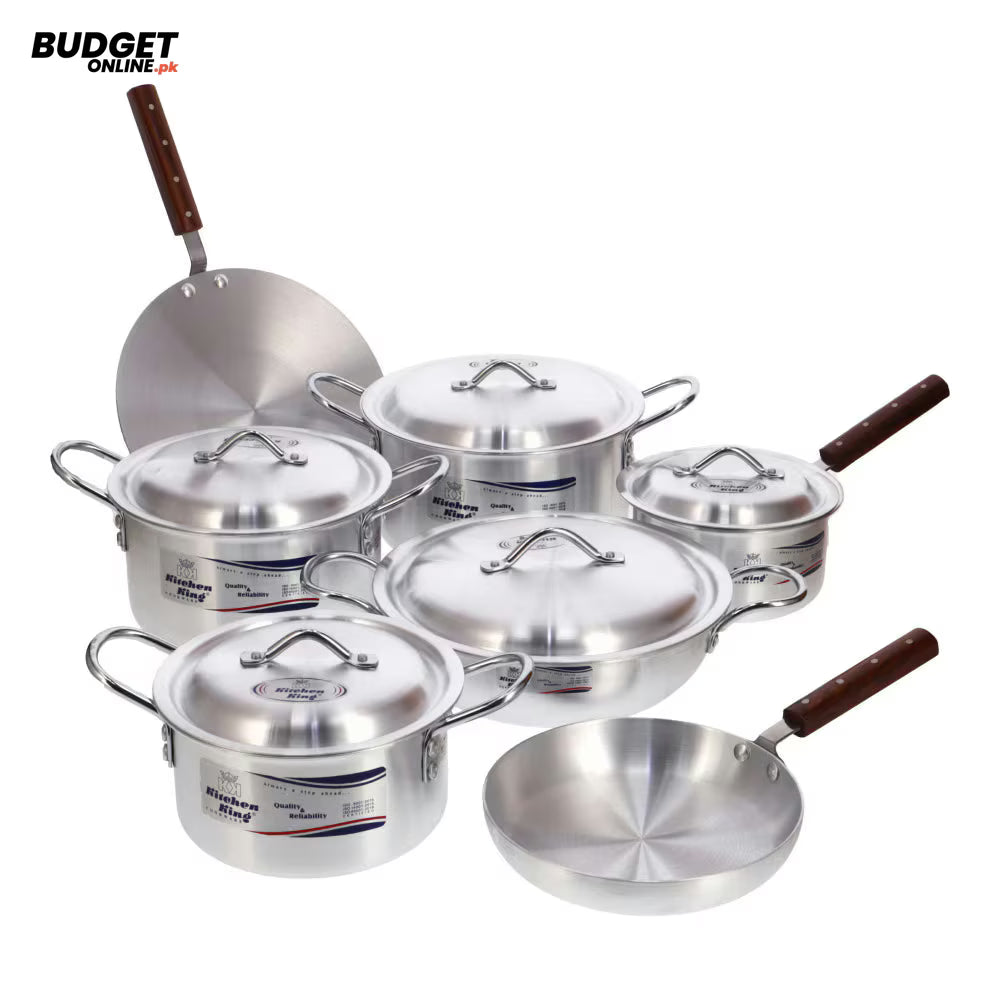 12-Piece Stainless Steel Kitchen Cookware Set