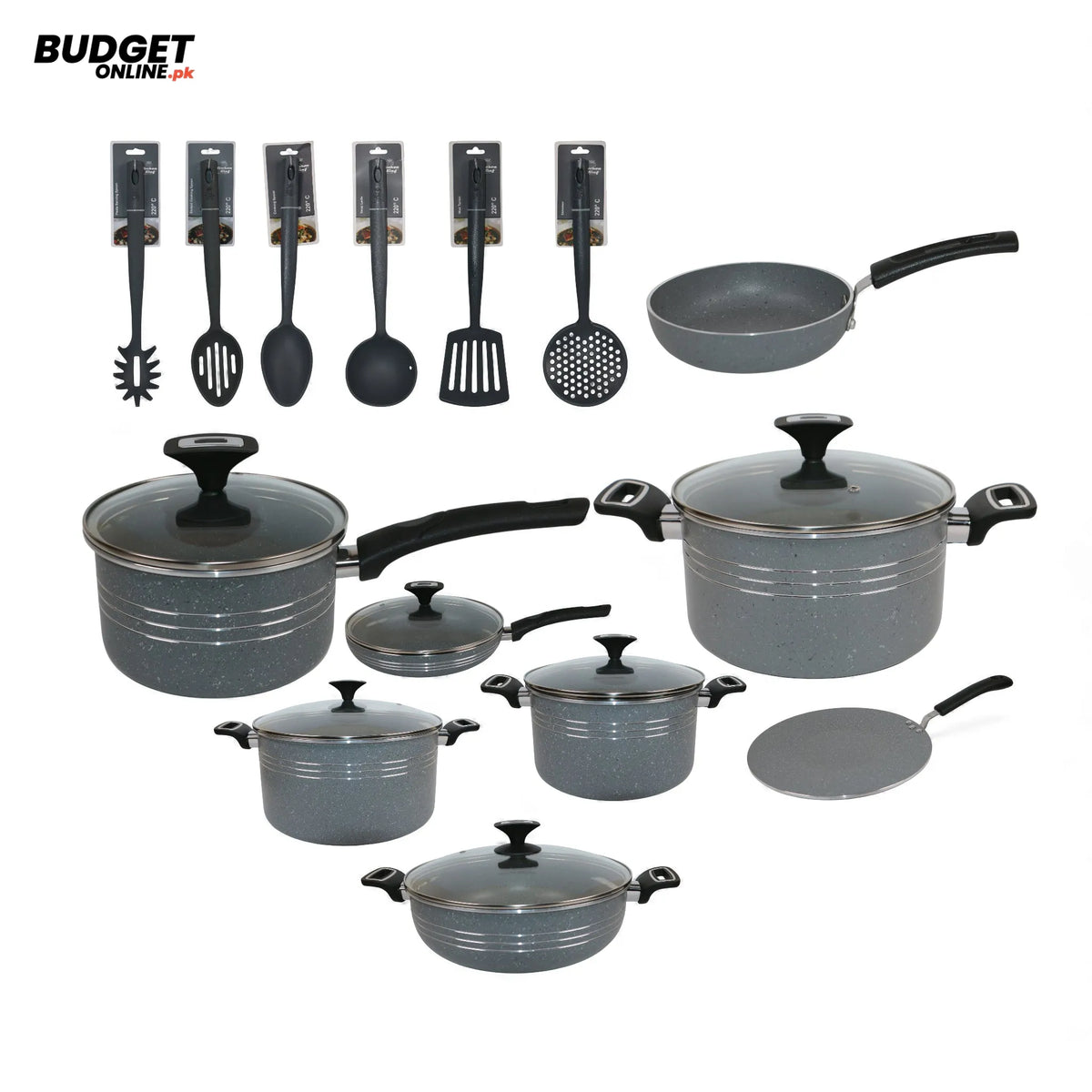 Kitchen King 20-Piece Nonstick Cookware Set