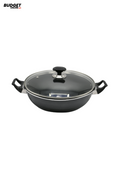 24 cm Nonstick Wok with Glass Lid