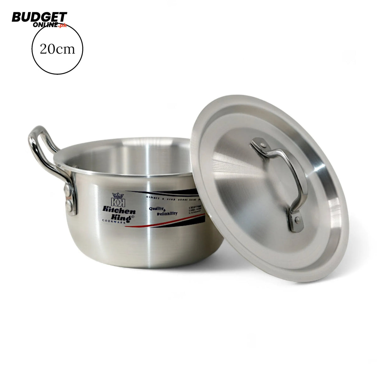 Kitchen King Stainless Steel Pot With Lid 20cm