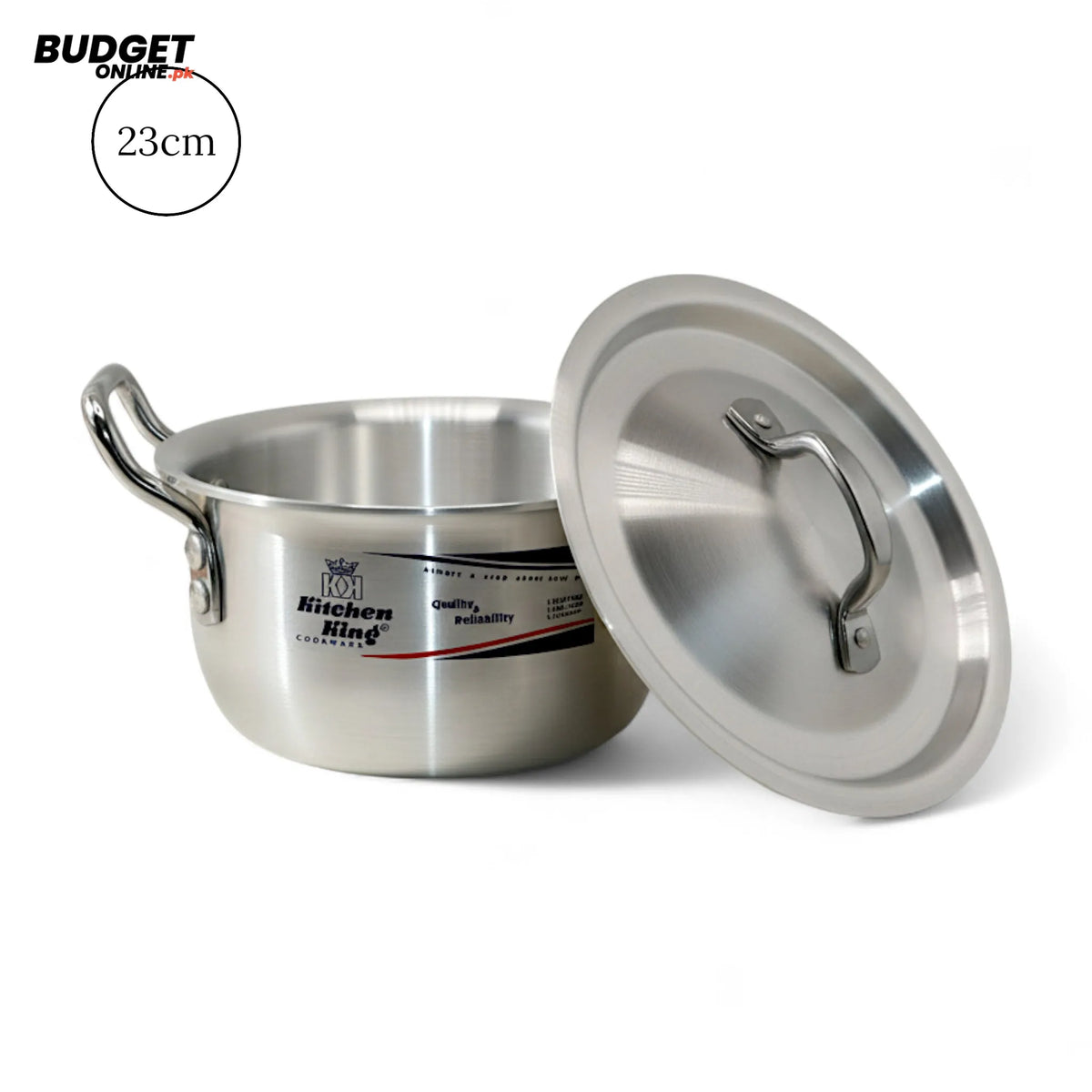 Kitchen King Stainless Steel Cooking Pot With Lid
