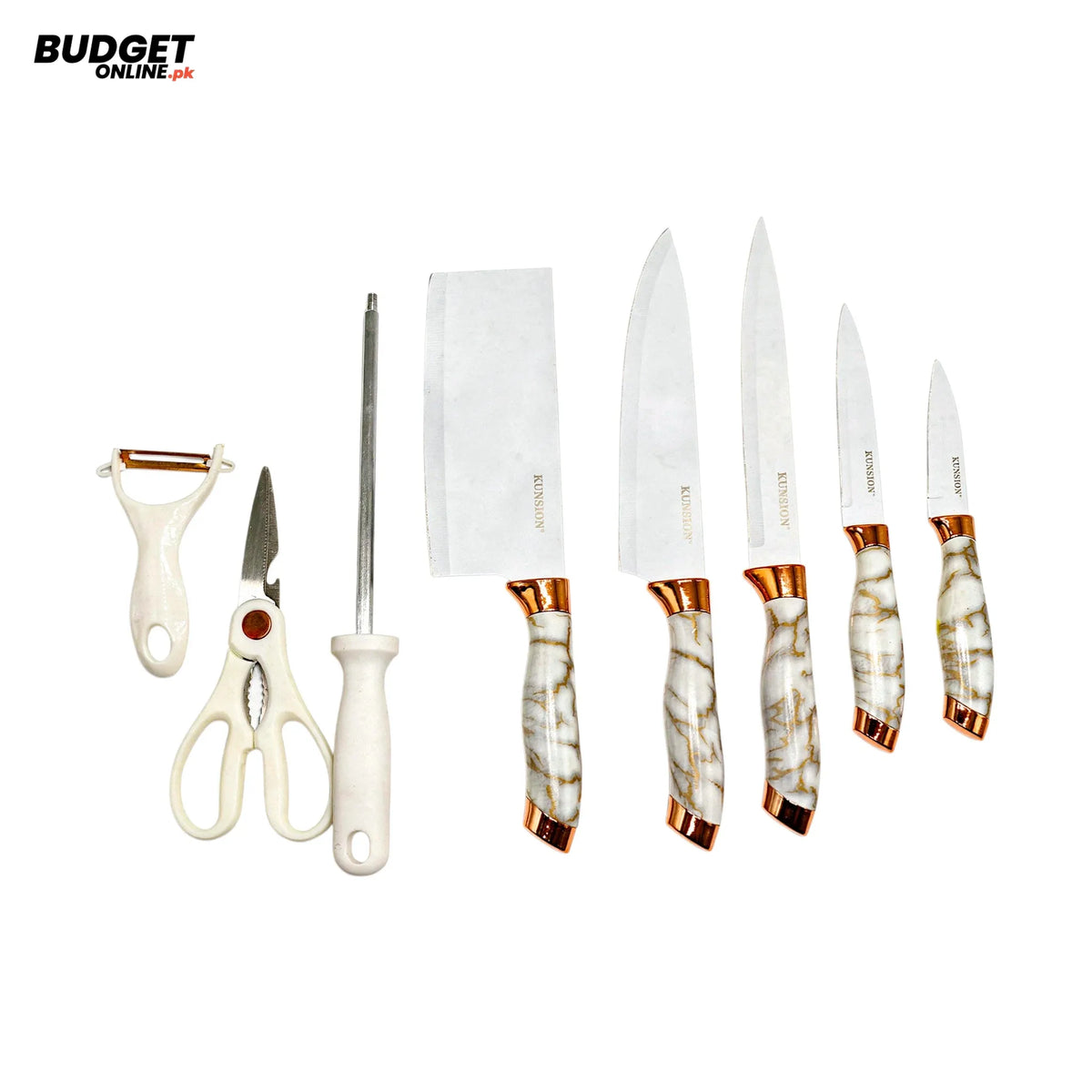 9-Piece Kitchen Knife Set With Stand