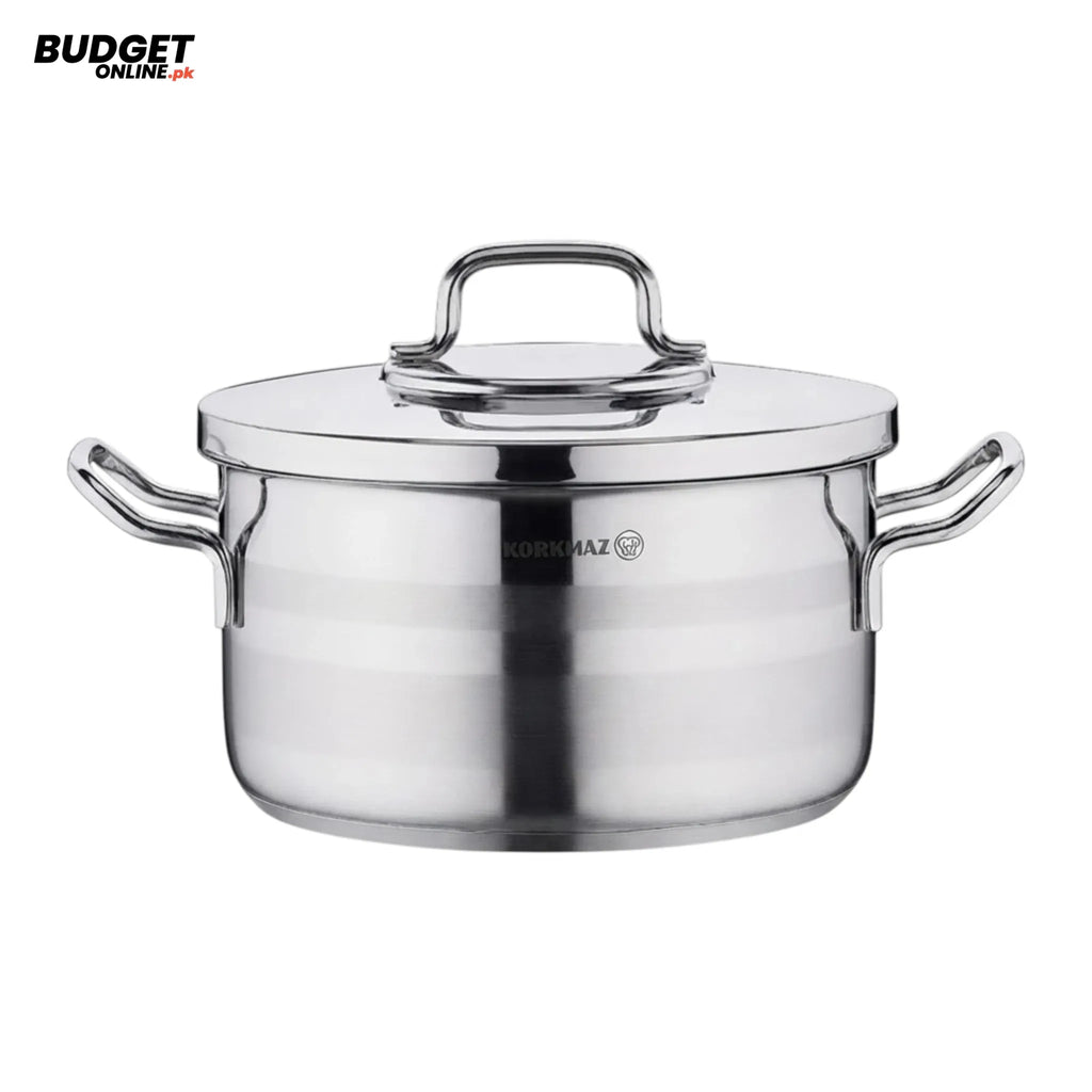 Korkmaz Astra 2 Stainless Steel Casserole 25L