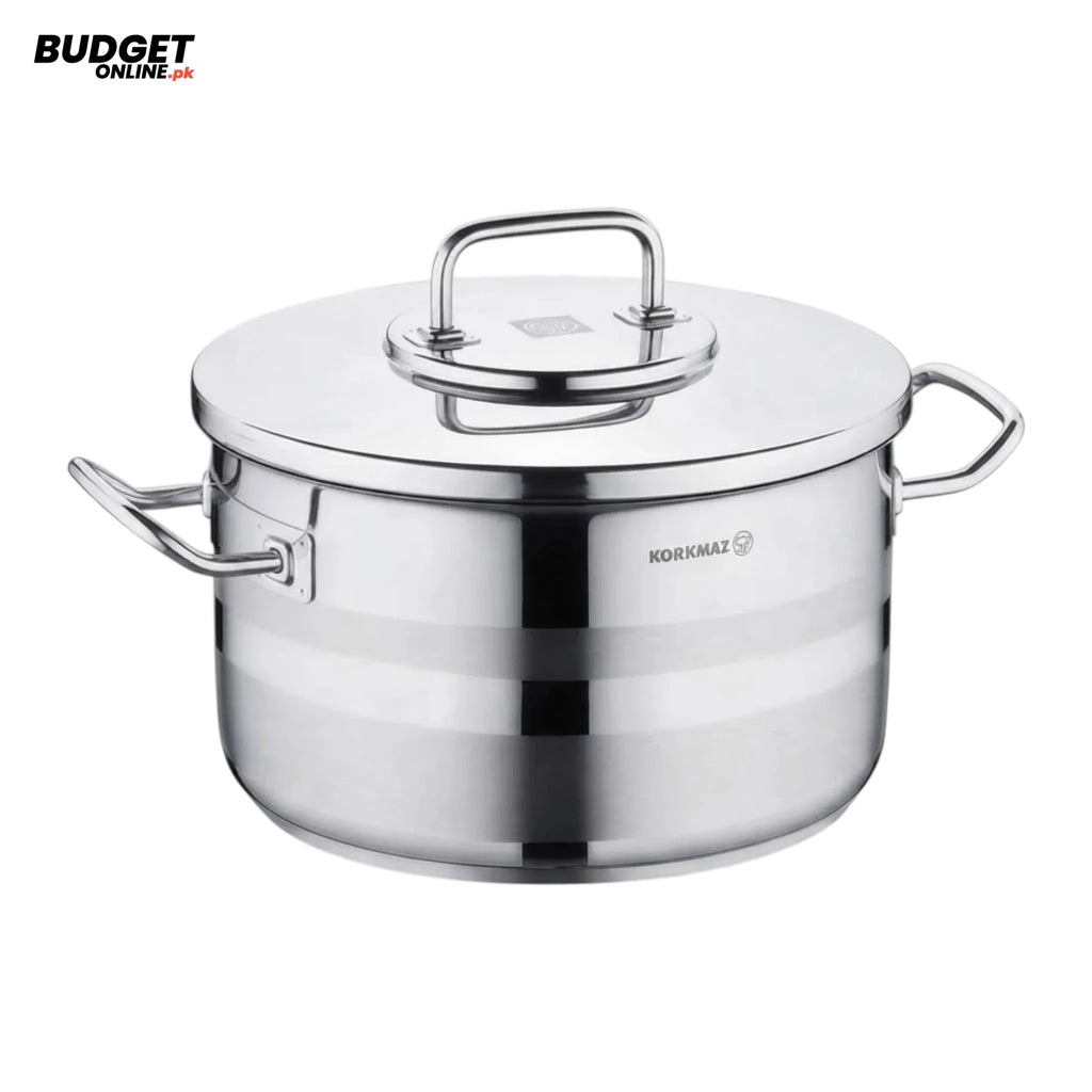 Korkmaz Astra 2 Stainless Steel Casserole 9.5L