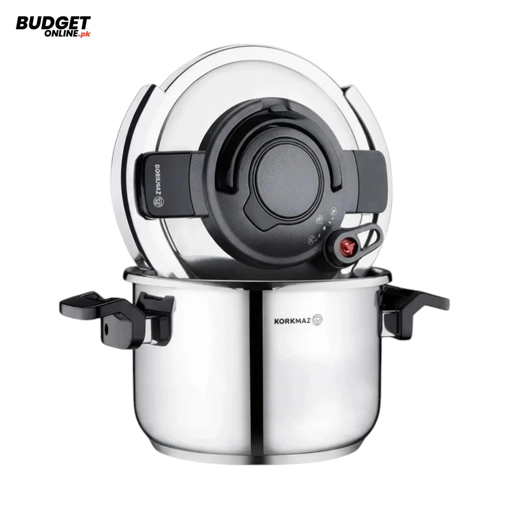 Korkmaz Aliessa Stainless Steel Pressure Cooker 7L