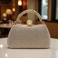 Pearl Clasp Bridal Clutch