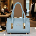 Women’s Structured Handbag With Gold-Tone Details