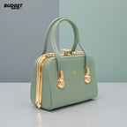 Women’s Structured Handbag With Gold-Tone Details