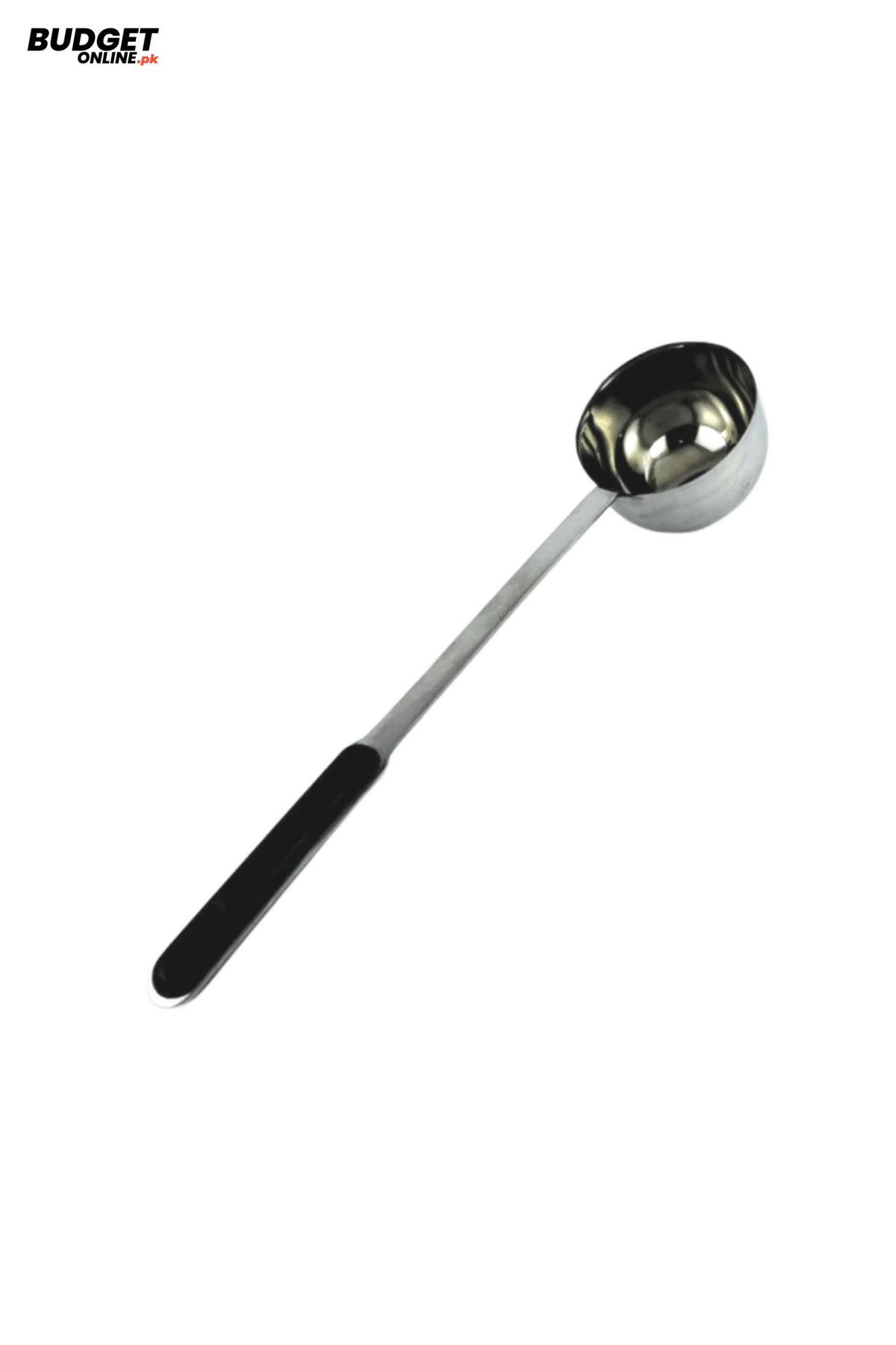 Stainless Steel Ladle With Black Handle
