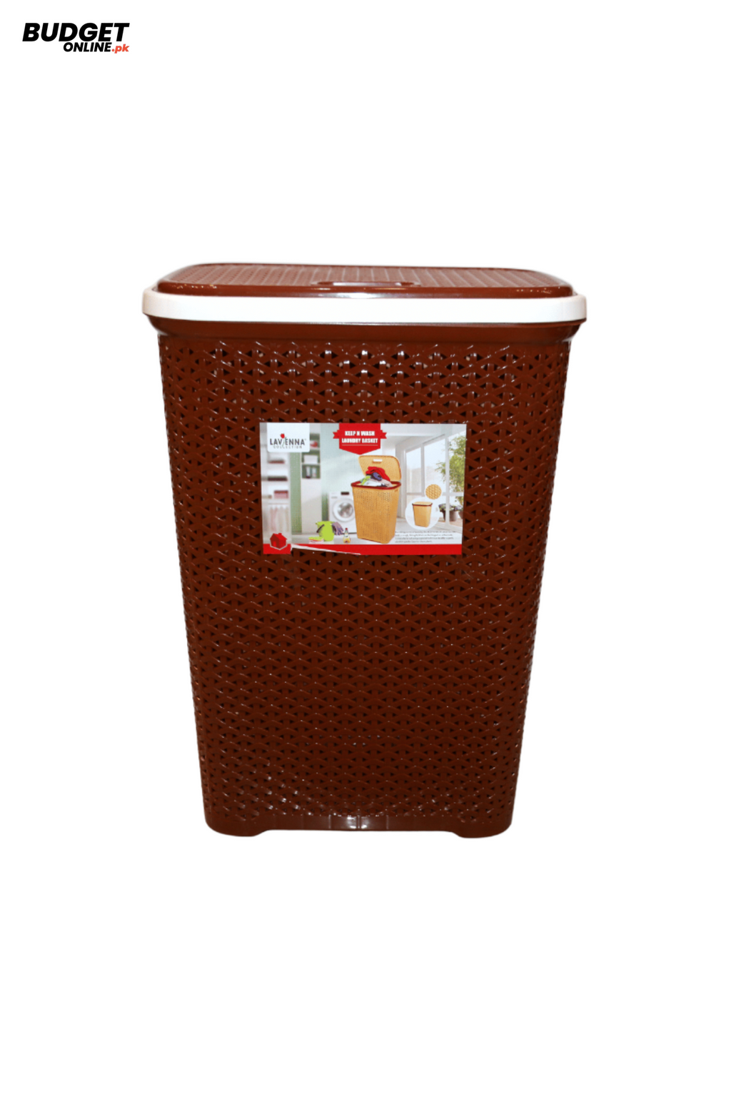 Plastic Laundry Basket With Lid