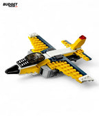 3-in-1 Aircraft Building Blocks Set, 130+ Pieces