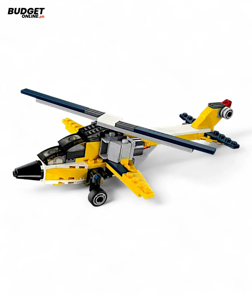 3-in-1 Aircraft Building Blocks Set, 130+ Pieces