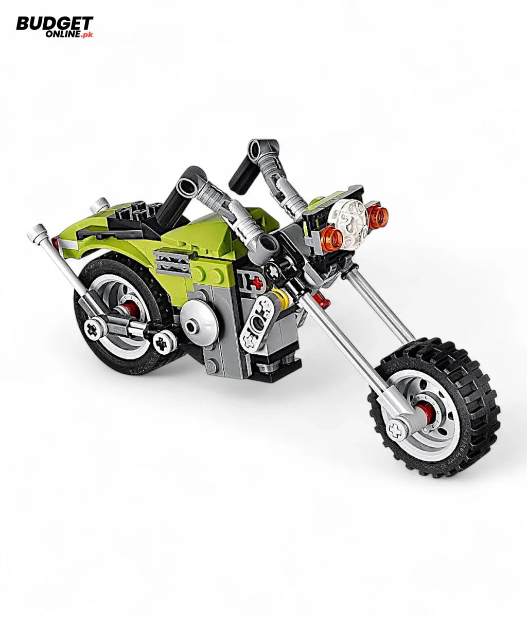 Motorcycle Building Blocks Kit 129 Pieces
