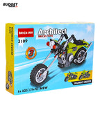 Motorcycle Building Blocks Kit 129 Pieces