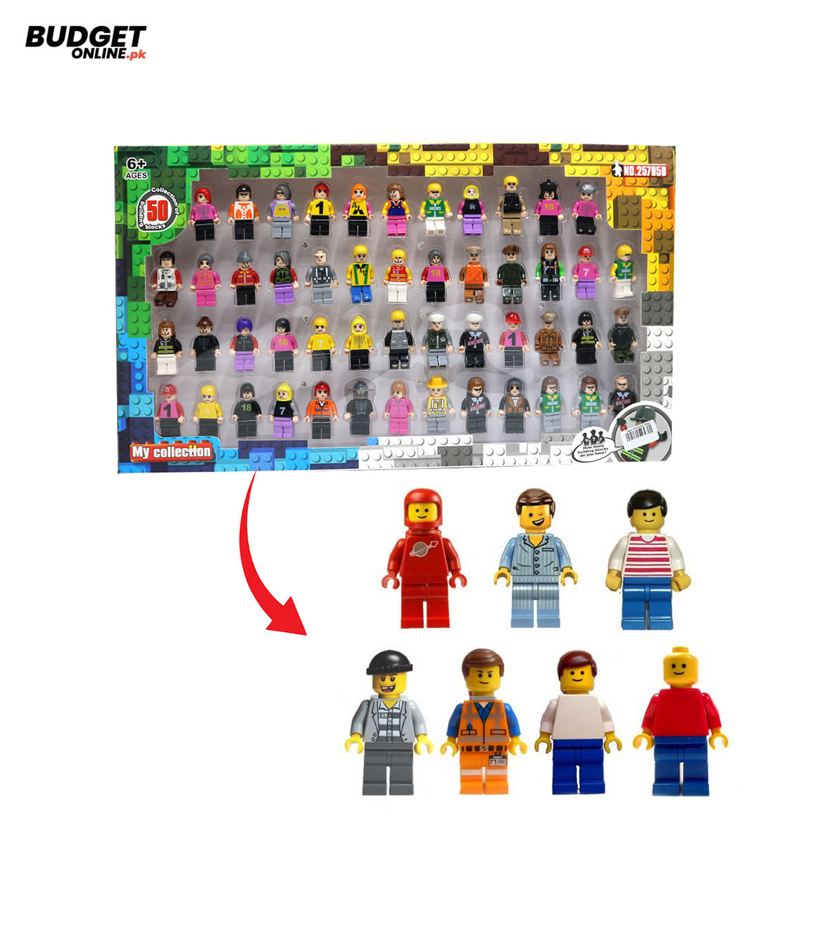 Minecraft Character Building Set 50 Pieces