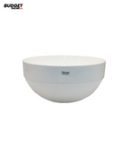 White Plastic Serving Bowl