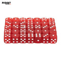100-Piece Crystal Ludo Dice Set