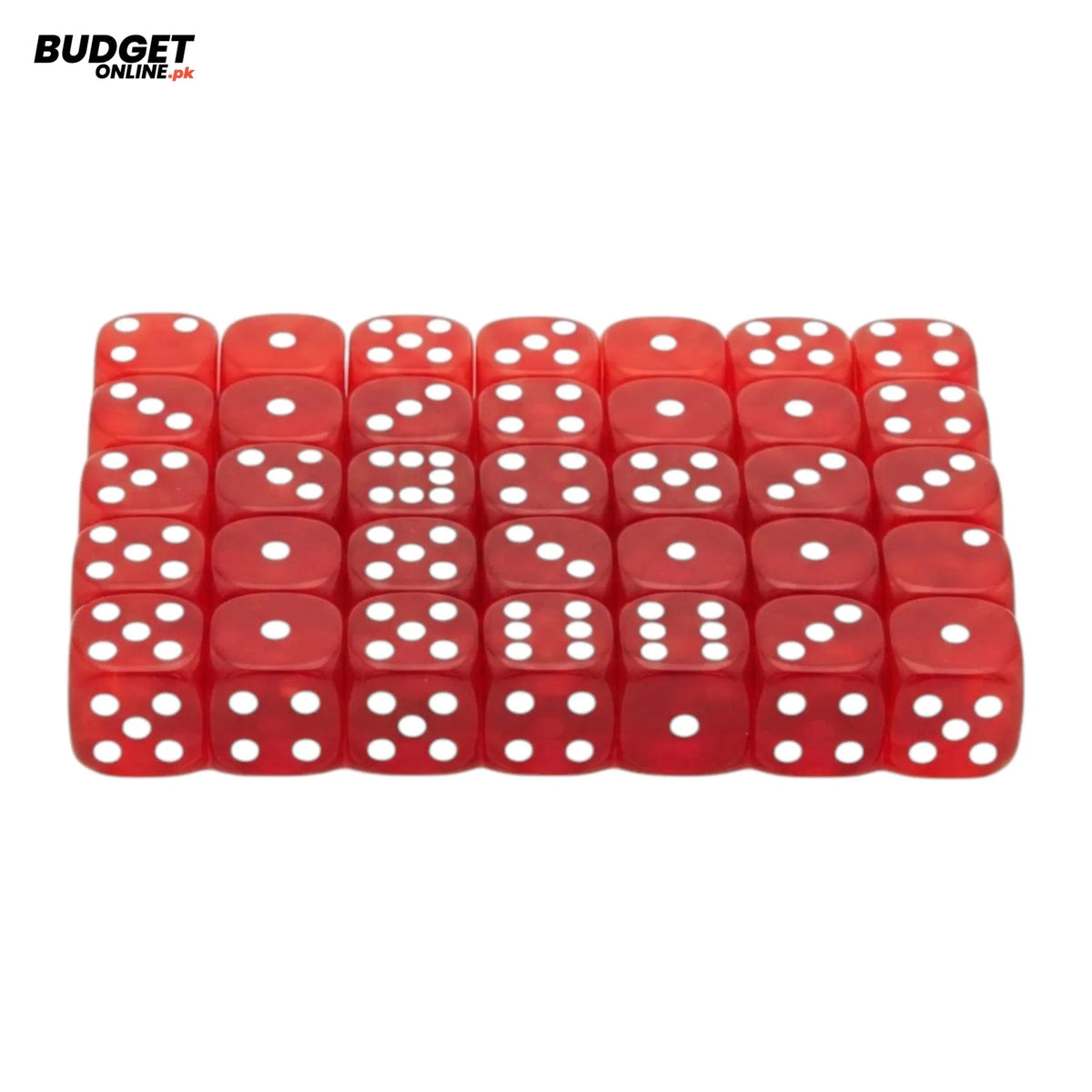 100-Piece Crystal Ludo Dice Set