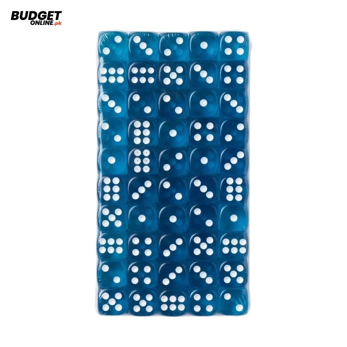 100-Piece Crystal Ludo Dice Set