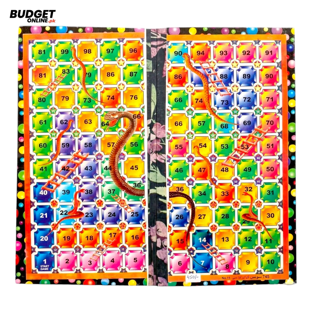 2-In-1 Ludo And Snakes & Ladders Board Game