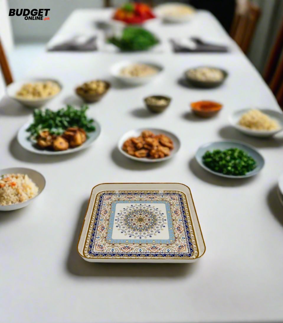 Decorative Bread Serving Tray Medium