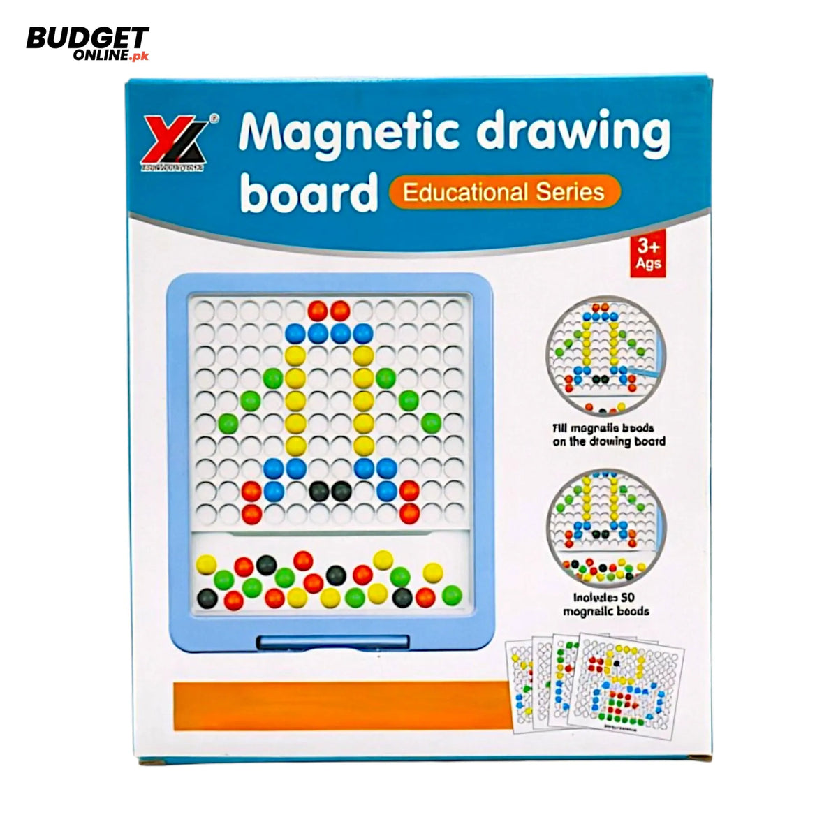 Colorful Magnetic Drawing Board With Beads
