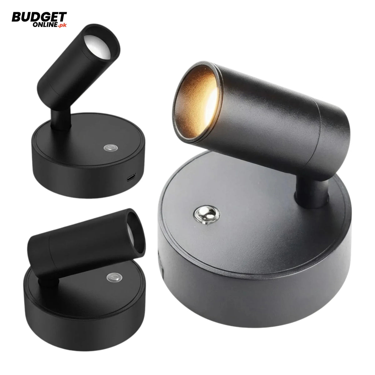 Black Magnetic LED Spotlight