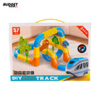 57-Piece Magnetic Train Track Set