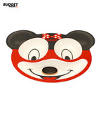 Kids Animal Face 3-Compartment Melamine Tray