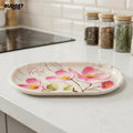 Floral Melamine Kebab Serving Tray