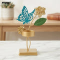 Golden Butterfly Candle Stand