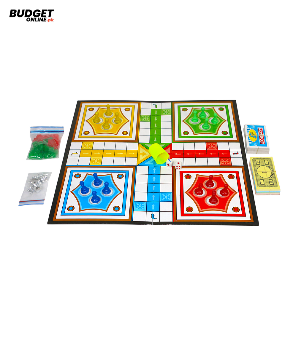 Monopoly & Ludo 2-In-1 Board Game