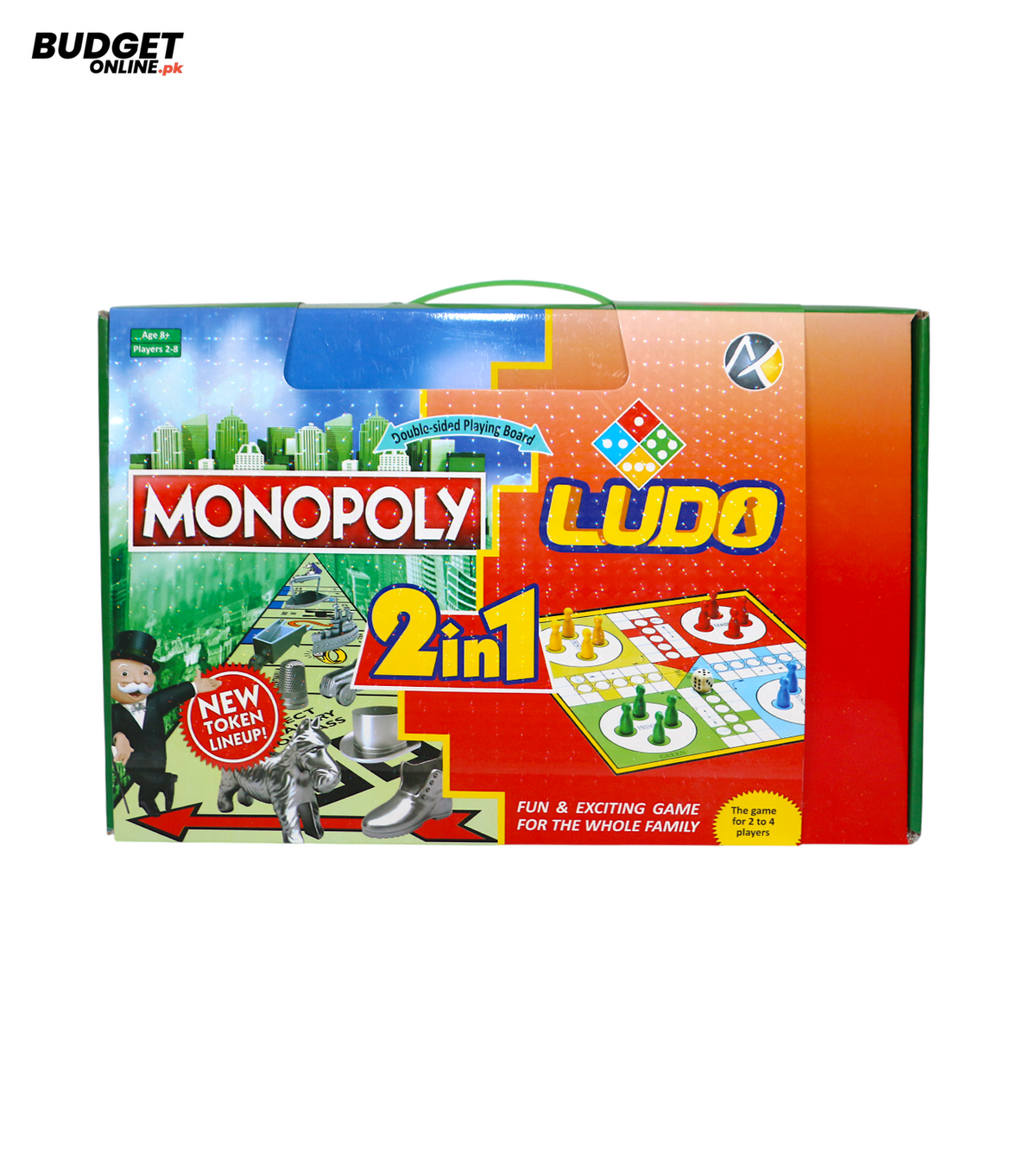 Monopoly & Ludo 2-In-1 Board Game