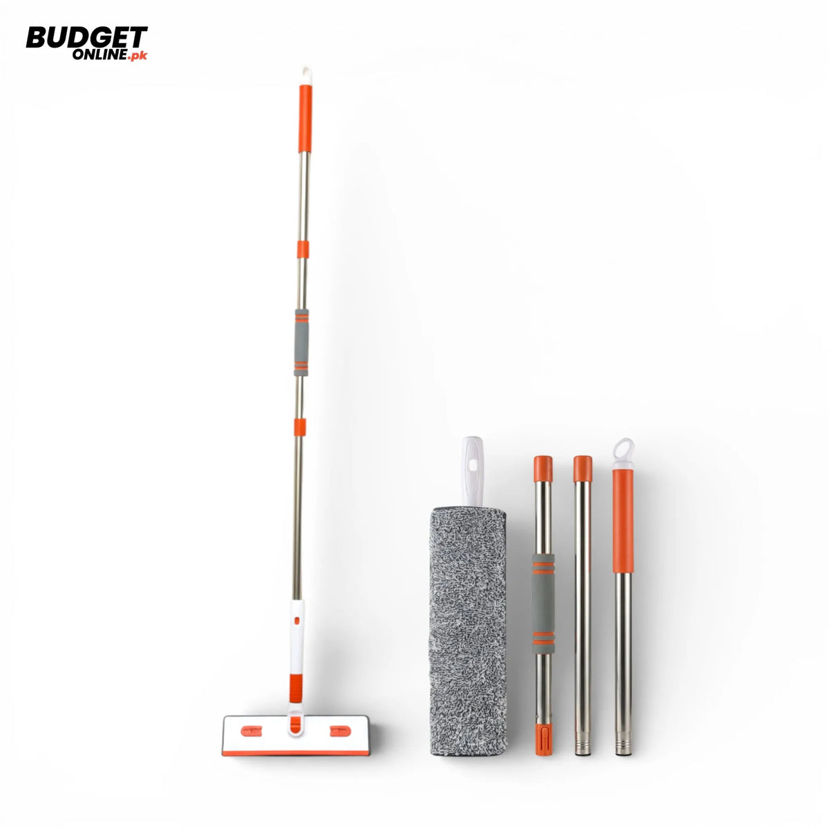 2-in-1 Mop and Wiper with 52-Inch Rod
