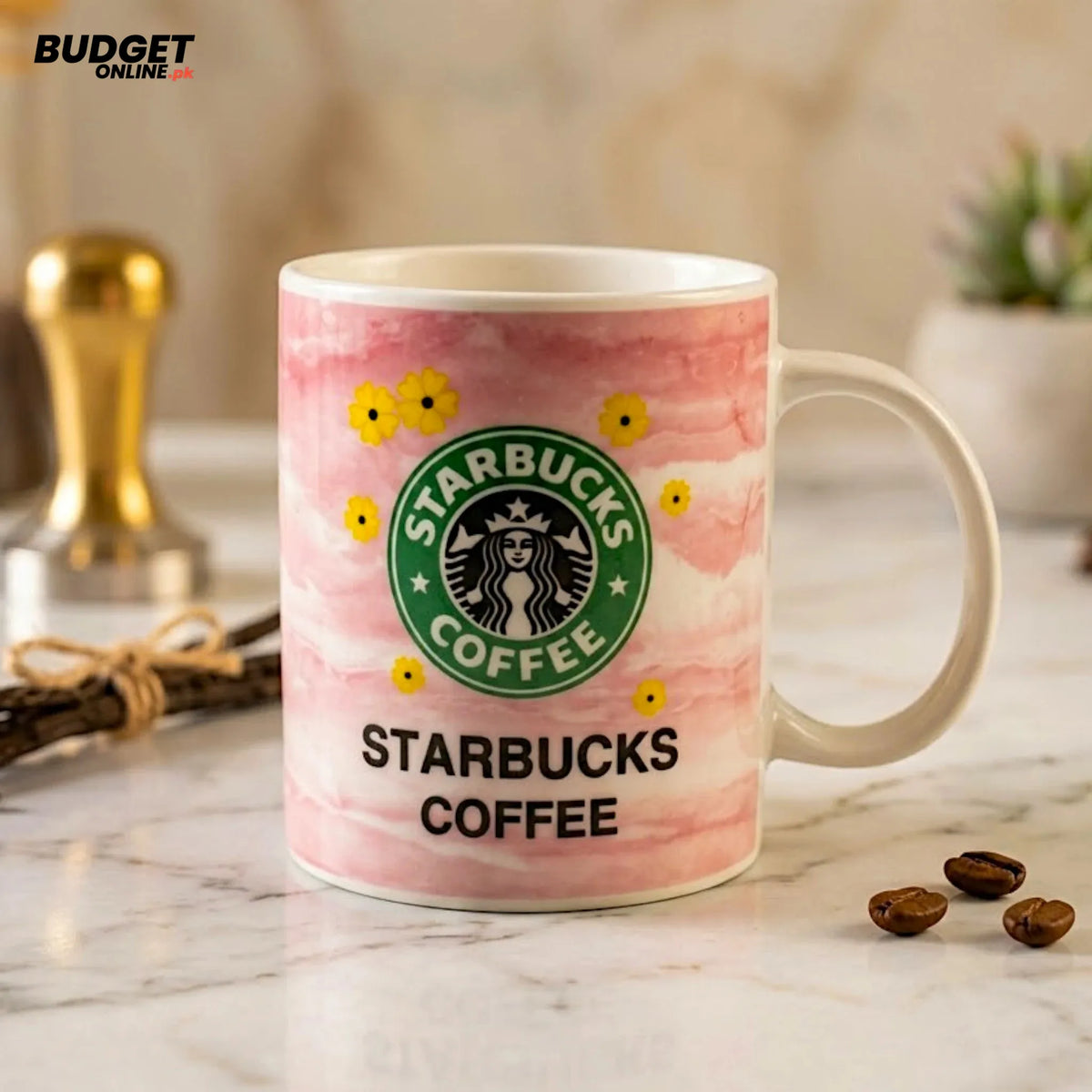 Pink Starbucks Coffee Printed Mug