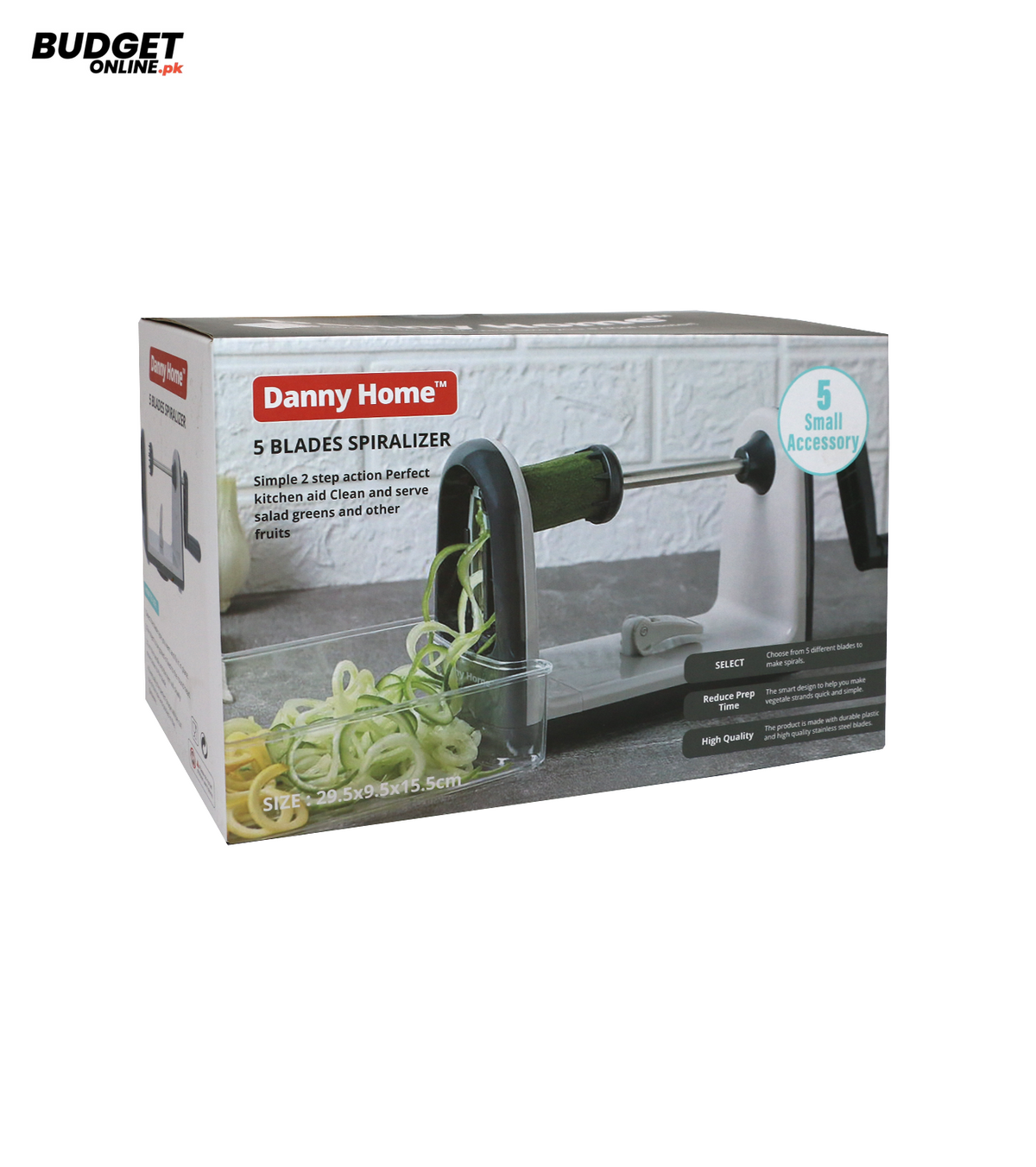 5-in-1 Vegetable Spiralizer with Container
