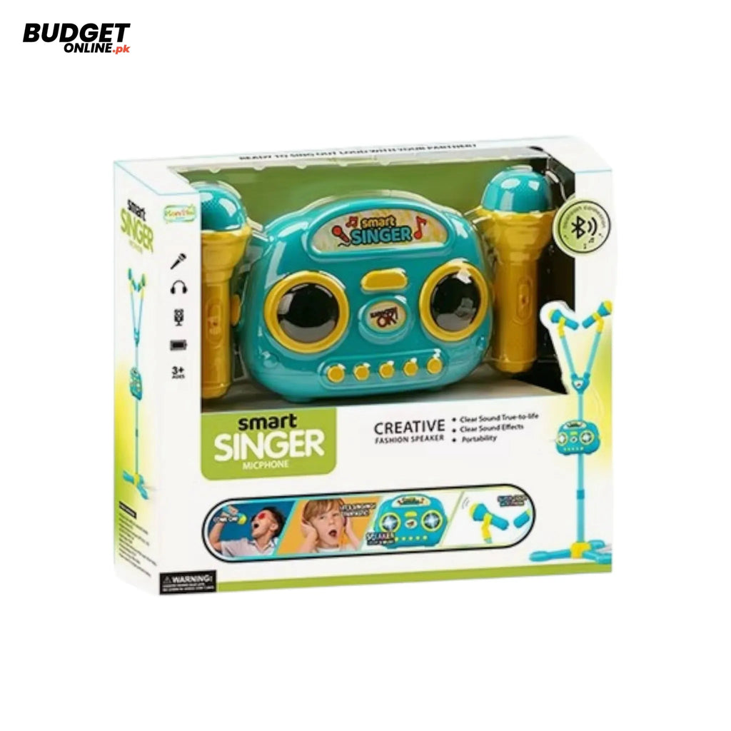 Kids Bluetooth Karaoke Speaker With Dual Microphones