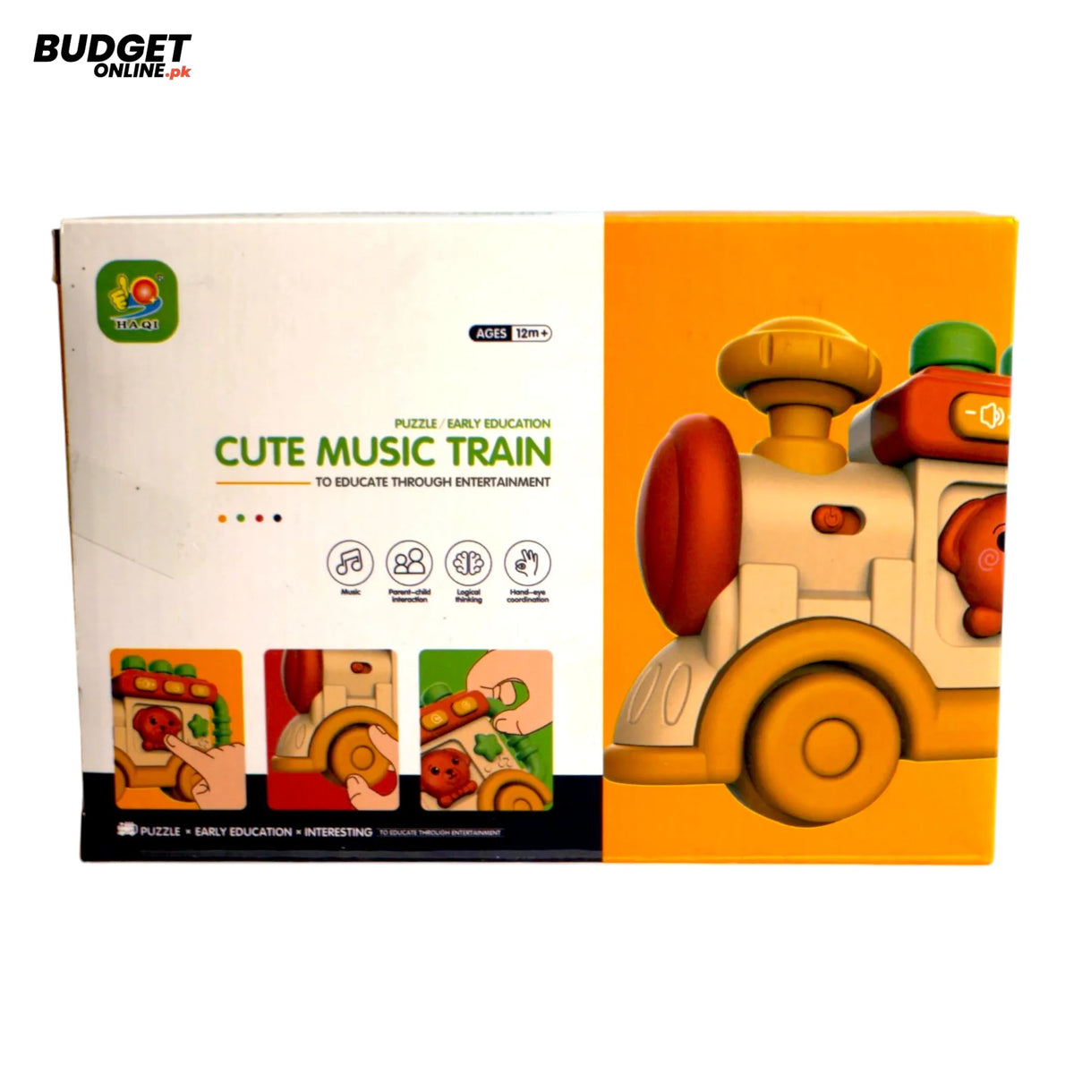 Musical Puzzle Train Toy
