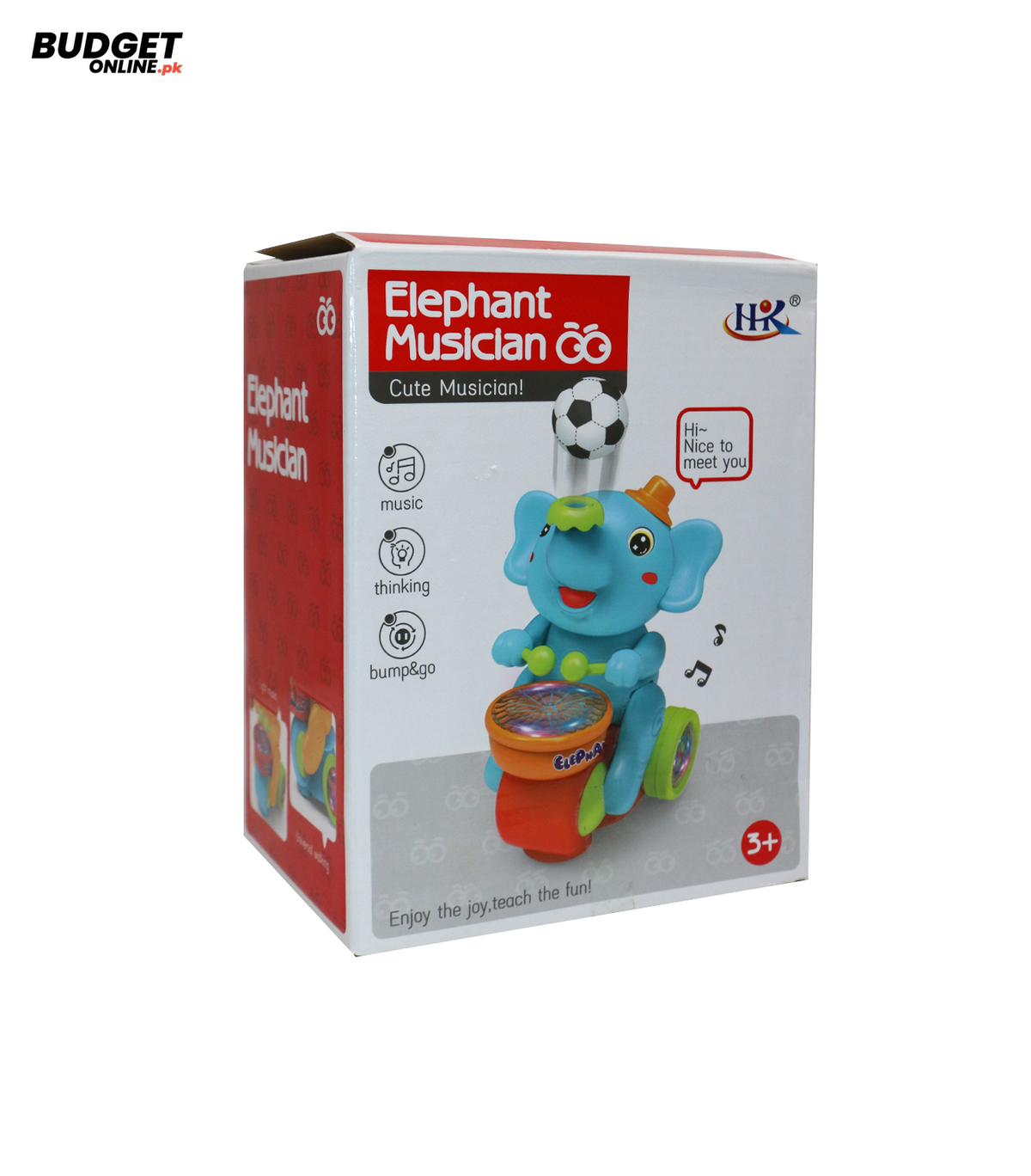 Musical Elephant Football Toy