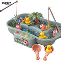 Musical Fishing Game Set With Lights