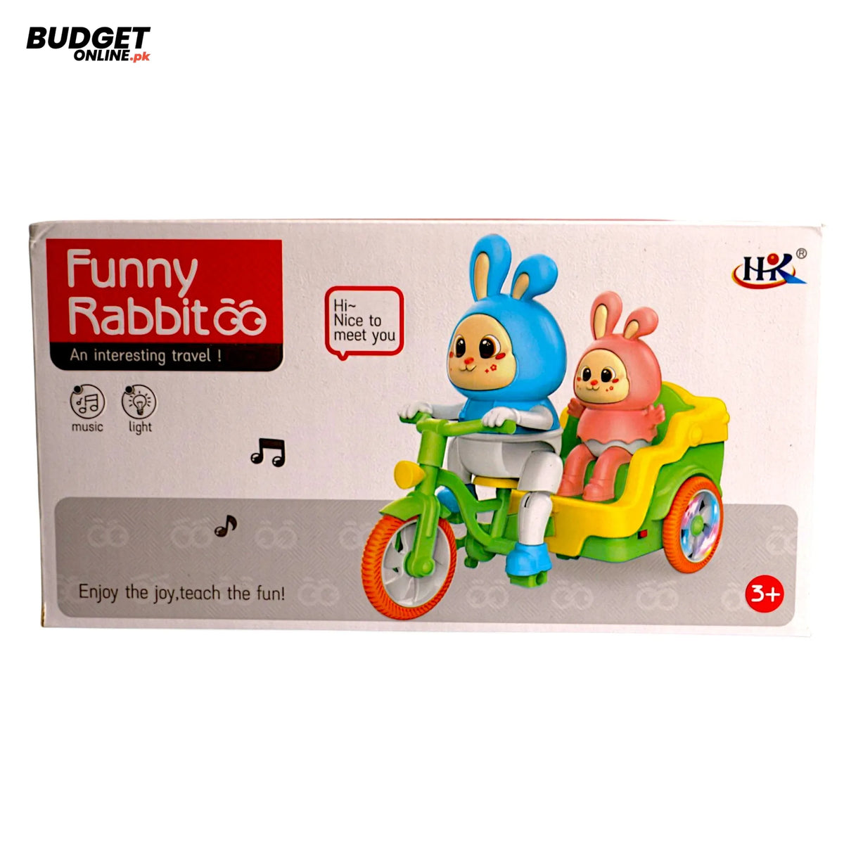 Musical Rabbit Tricycle Toy