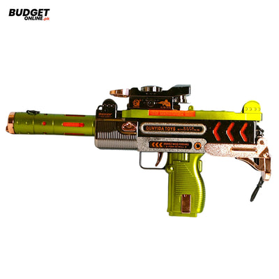 13-Inch Musical Toy Gun With Lights And Smoke