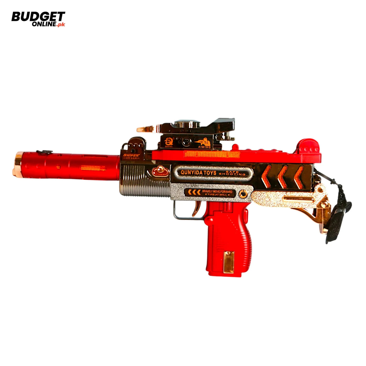 13-Inch Musical Toy Gun With Lights And Smoke