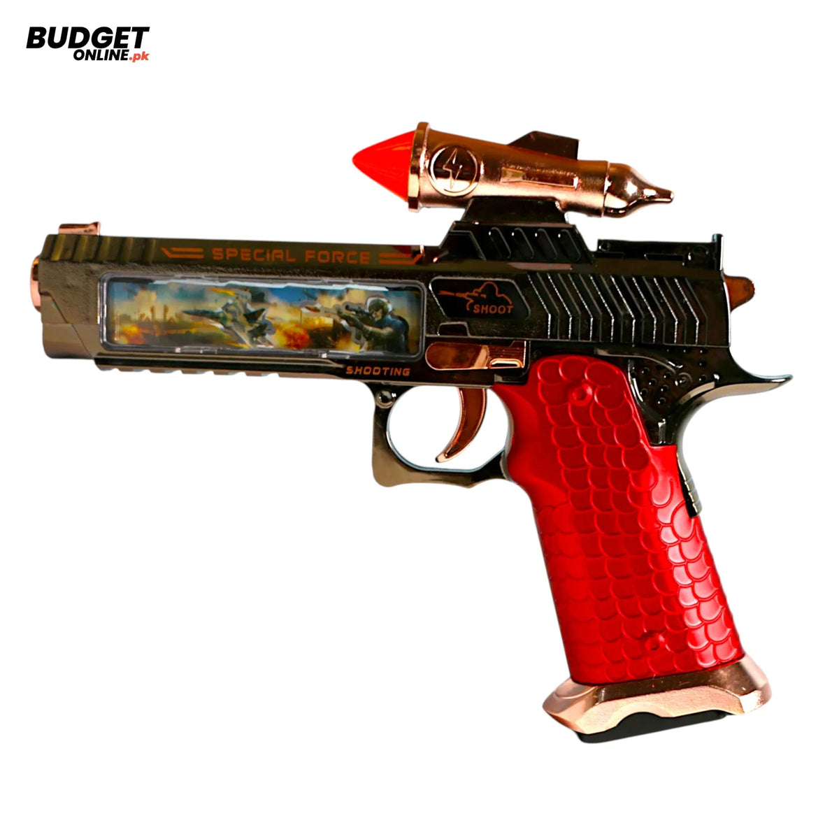 Musical Light-Up Toy Gun 9-Inch