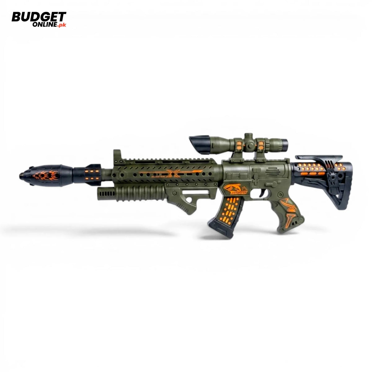 Musical Light-Up Smoke Toy Gun